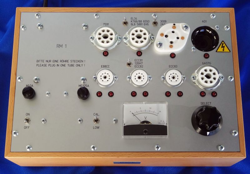 RM 1 tube tester custom-made device 3