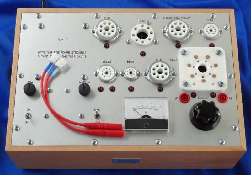 RM 1 tube tester custom-made device 7